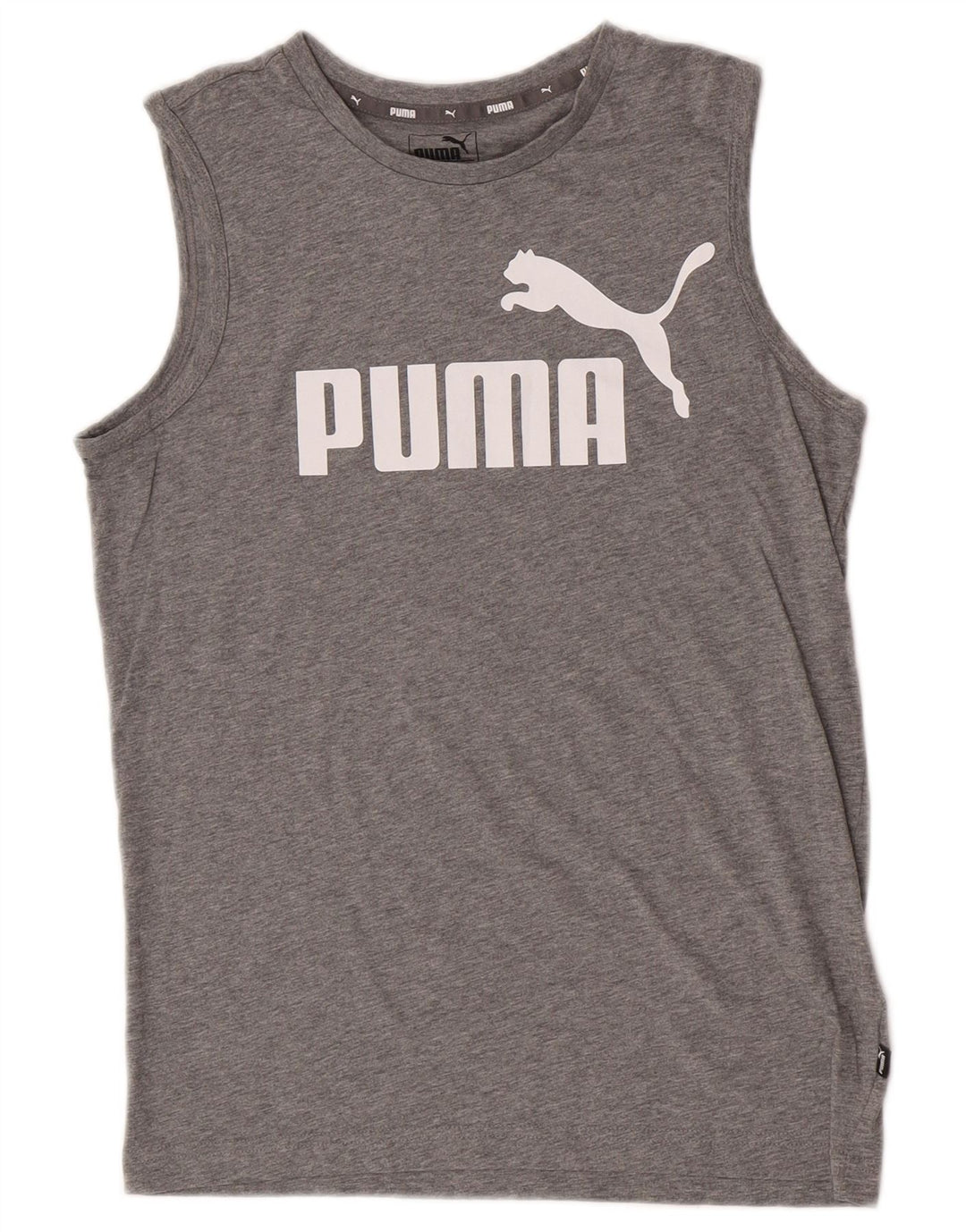 Vestă cu grafică Puma pentru băieți, 13-14 ani, gri pete