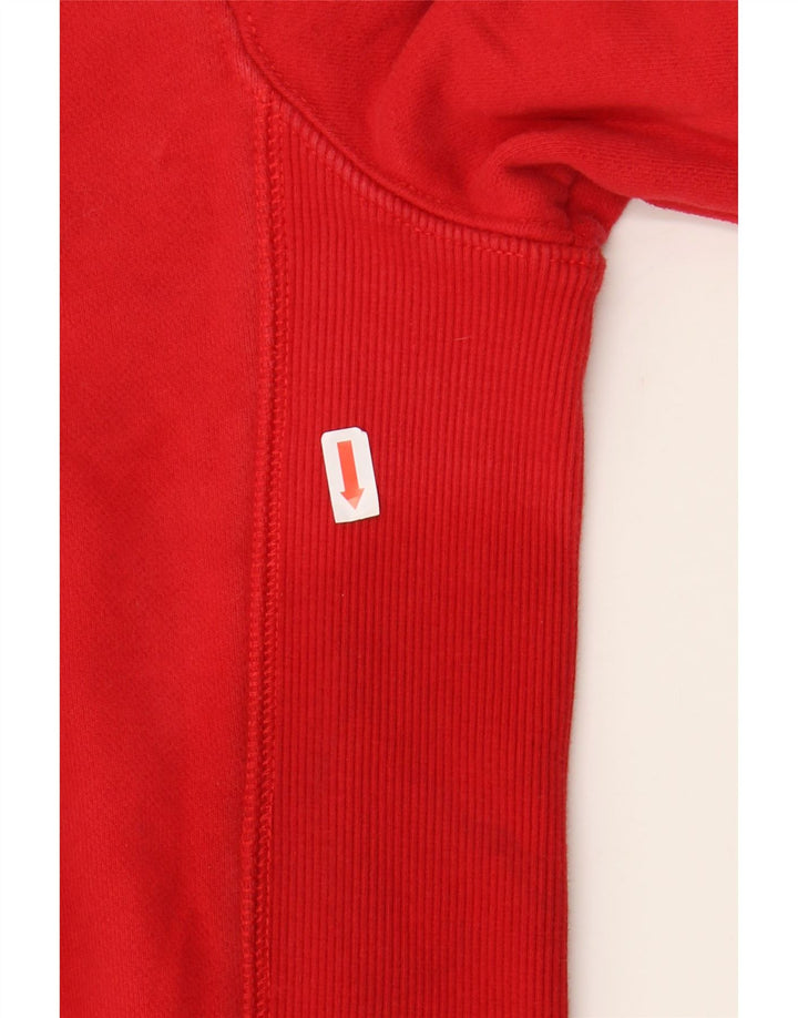SUPERDRY Mens Hoodie Jumper Medium Red Cotton Vintage Superdry and Second-Hand Superdry from Messina Hembry 
