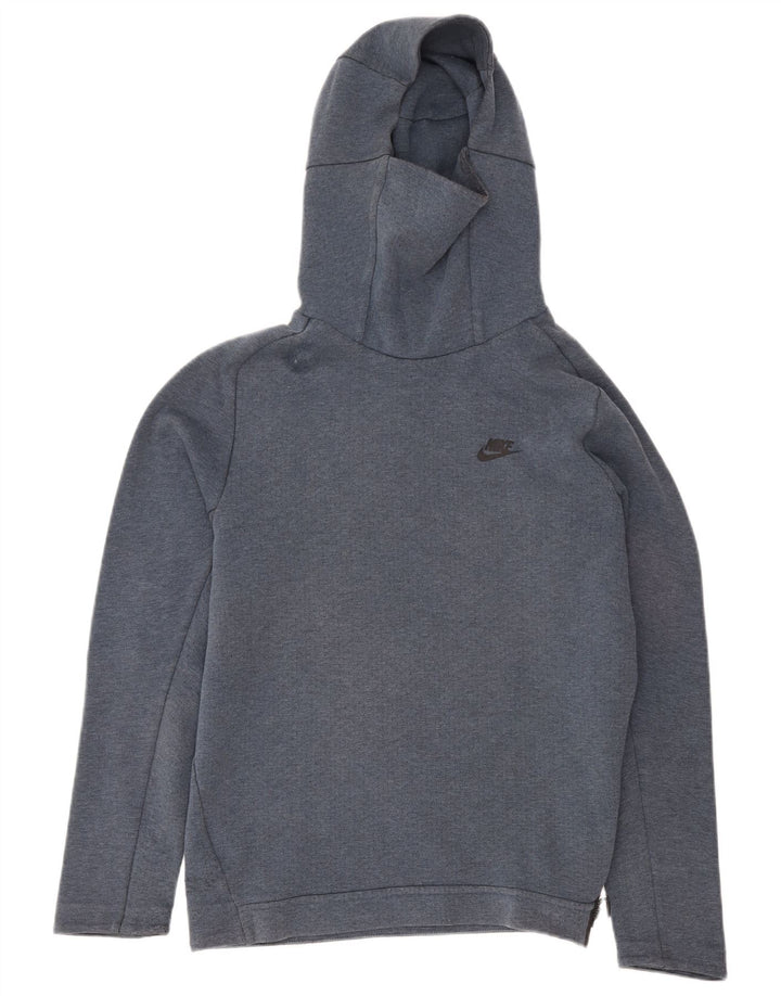 Pulover Nike pentru bărbați, bumbac, albastru bleumarin mediu