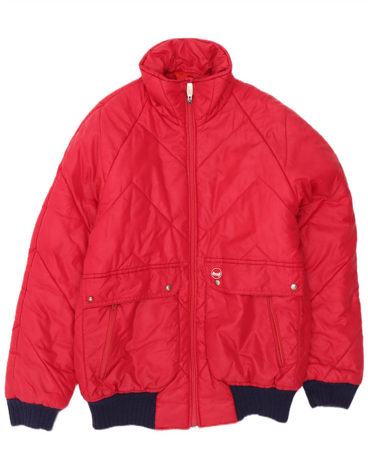 Jachetă căptușită pentru bărbați Brunik UK 38 Medium Red Colorblock