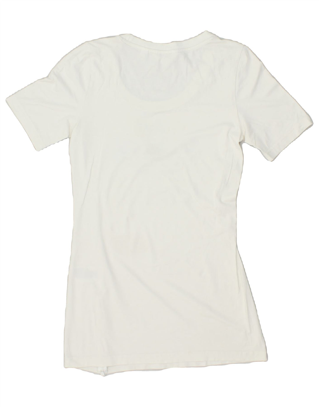 ADIDAS Womens Graphic T-Shirt Top IT 40 Small White Cotton | Vintage Adidas | Thrift | Second-Hand Adidas | Used Clothing | Messina Hembry 