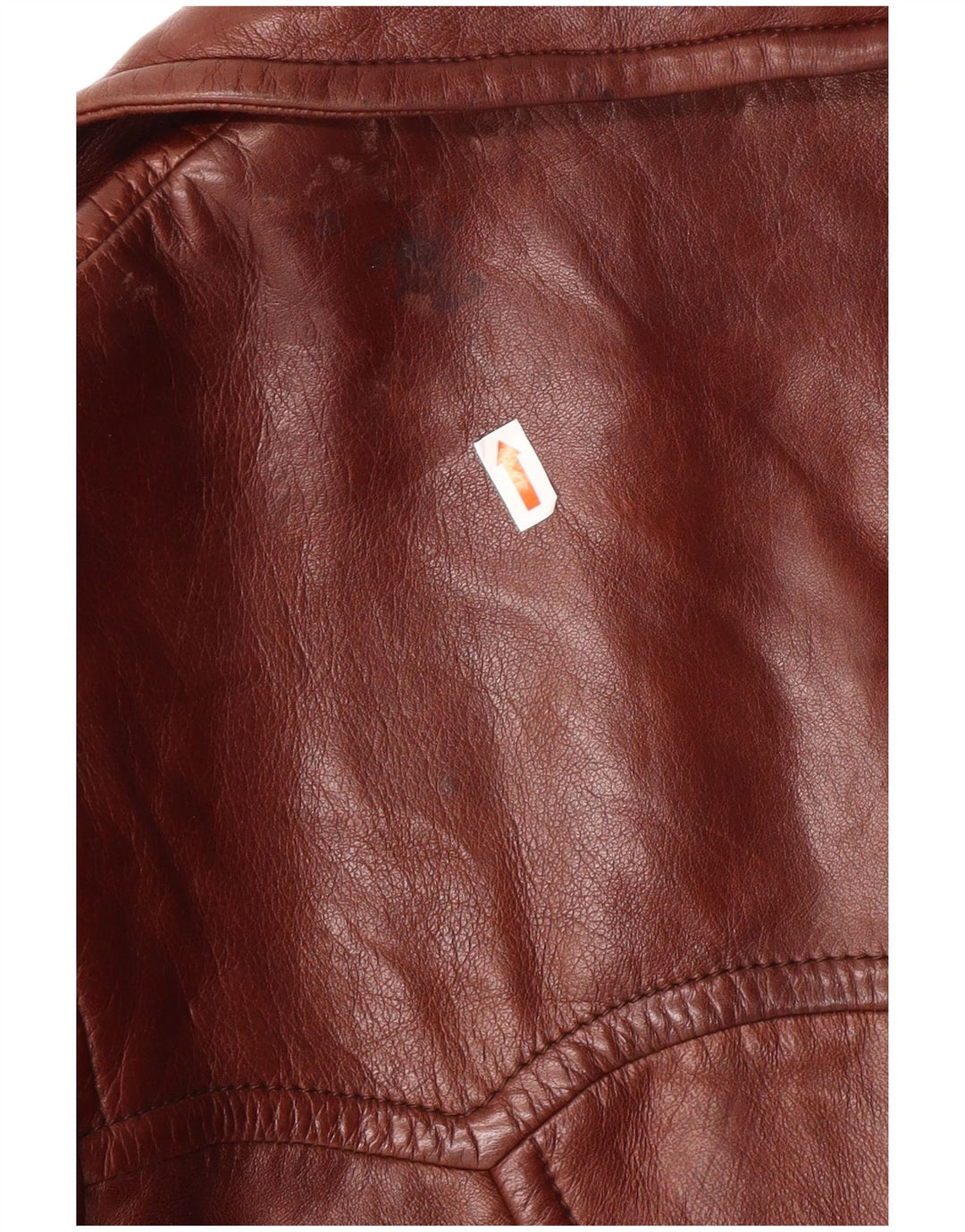 Palton din piele pentru femei VINTAGE IT 52 2XL din piele maro