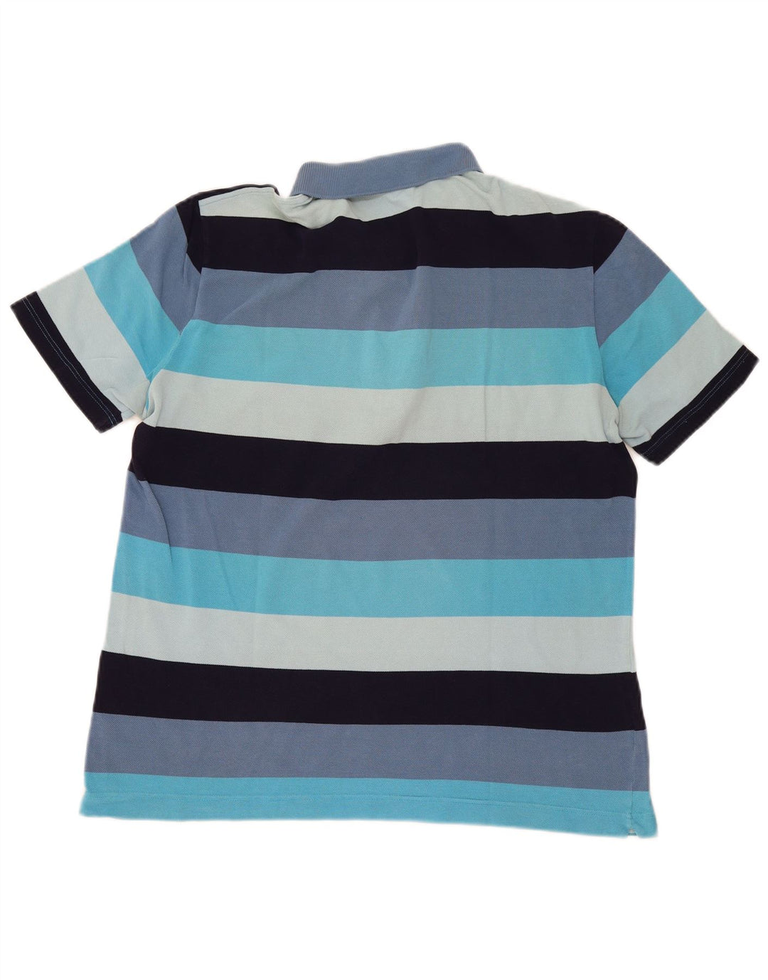 Tricou polo Lacoste pentru bărbați mărimea 5 mare, bumbac cu dungi multicolore