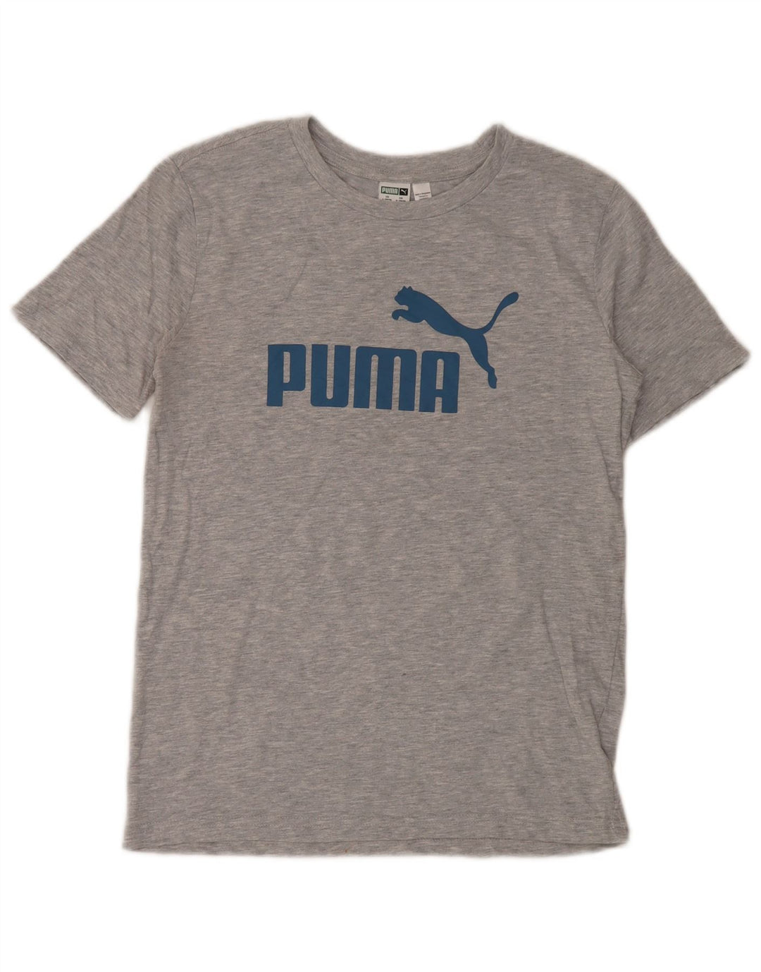 Tricou grafic PUMA pentru băieți Top 13-14 ani mare bumbac gri