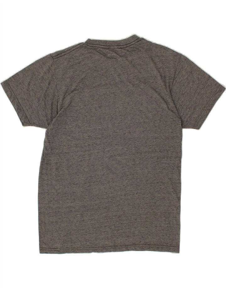 HURLEY Womens T-Shirt Top UK 14 Medium Grey Flecked Polyester Vintage Hurley and Second-Hand Hurley from Messina Hembry 