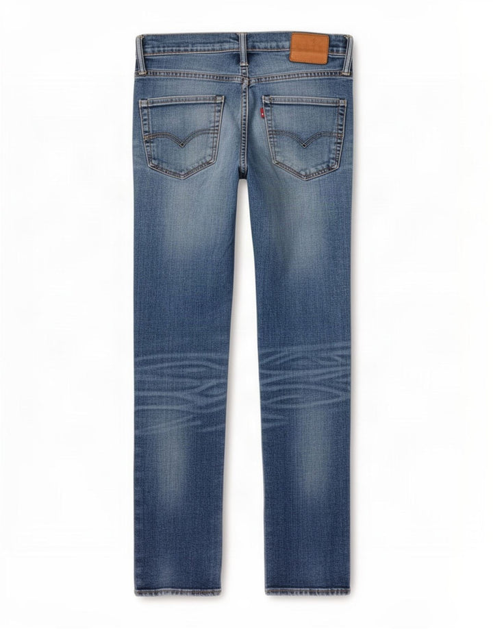 Blugi Levi's 511 Distressed Slim W32 L32 Bumbac albastru