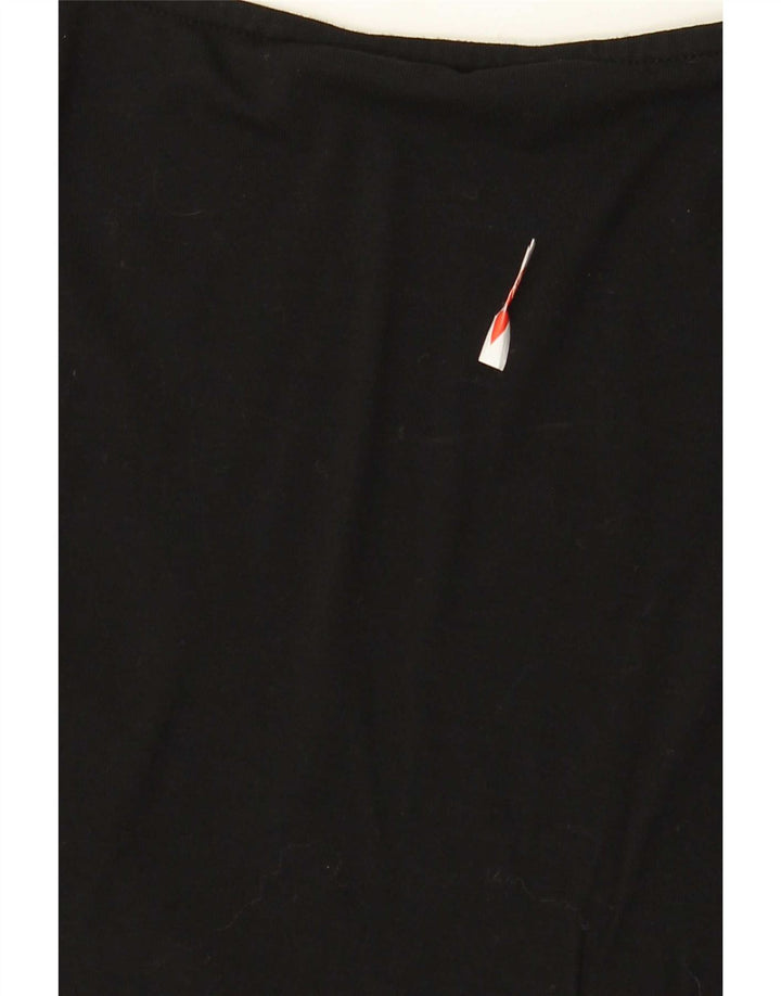 Bluză cămașă cu mâneci 3/4 pentru femei Marks & Spencer UK 14 Medium Black Viscose