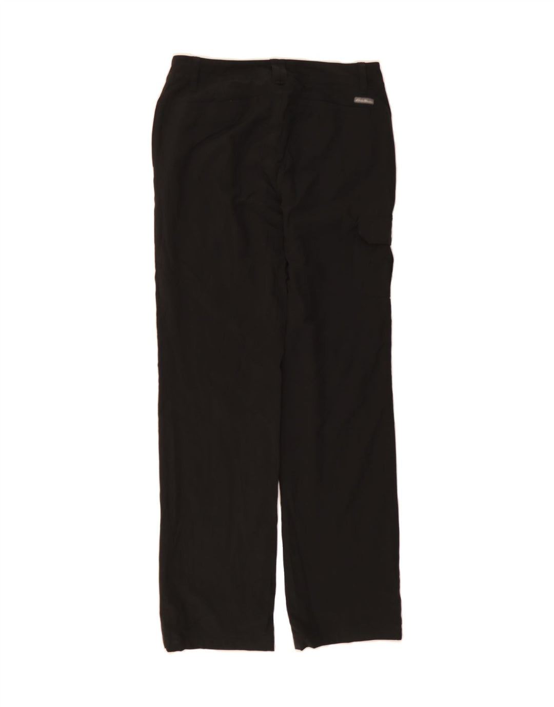 EDDIE BAUER Womens Straight Cargo Trousers US 2 XS W30 L33 Black Polyester Vintage Eddie Bauer and Second-Hand Eddie Bauer from Messina Hembry 