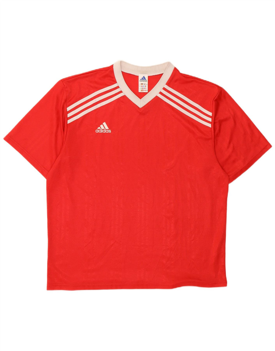 Tricou grafic ADIDAS pentru bărbați Top XL poliester roșu