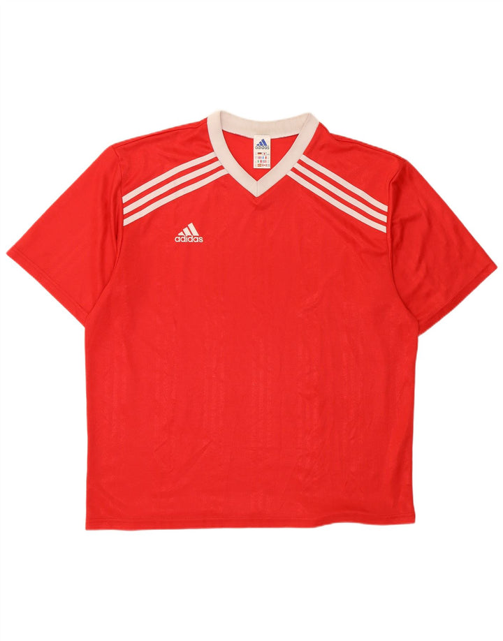 Tricou grafic ADIDAS pentru bărbați Top XL poliester roșu