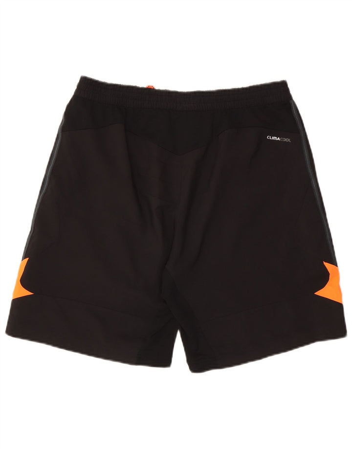 Pantaloni scurți sport pentru bărbați Adidas Climacool, mediu negru, poliester color bloc