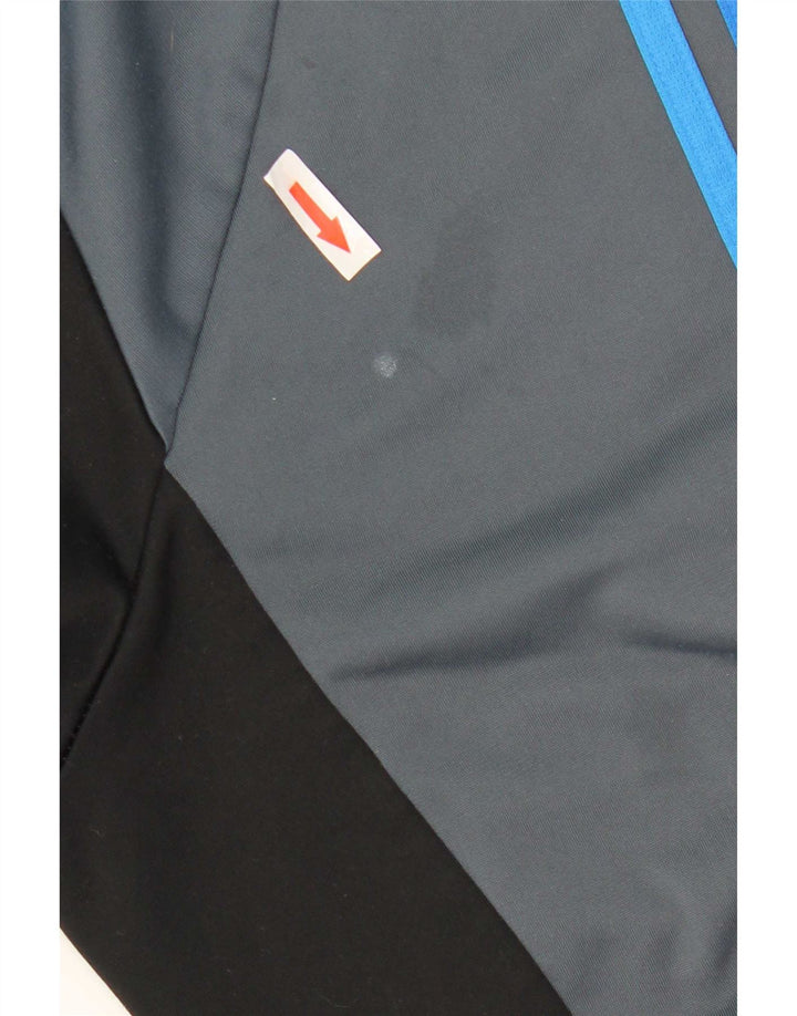 Jachetă de trening pentru bărbați Adidas, mare, gri, poliester color bloc