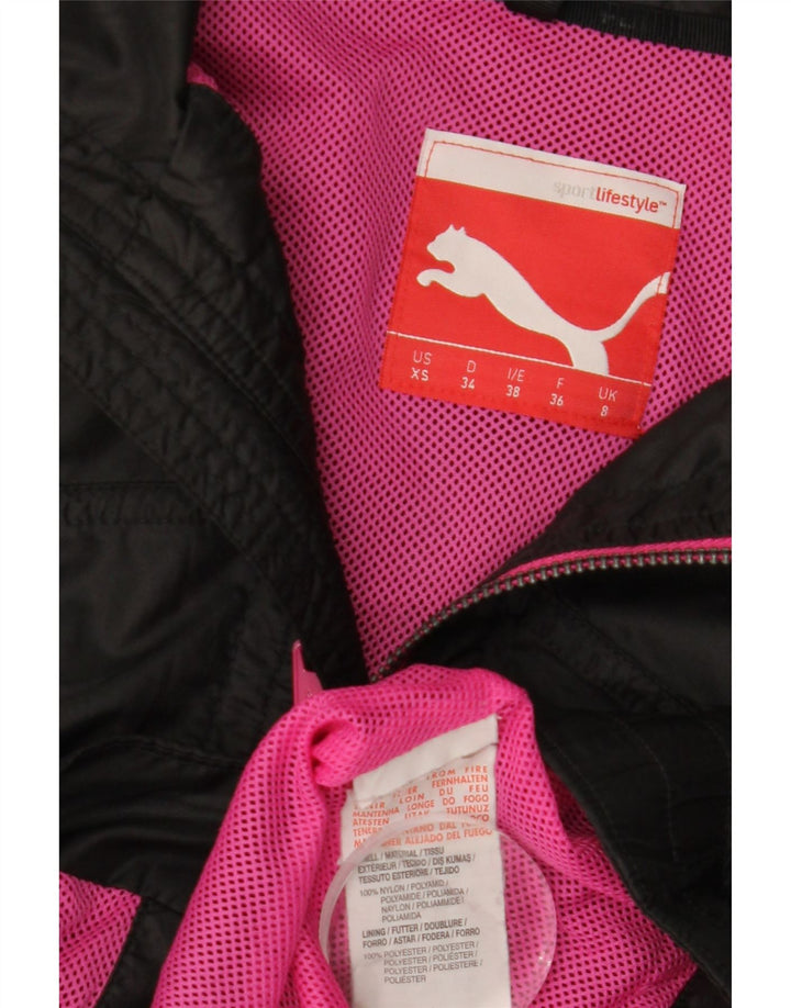 Jachetă Bomber PUMA pentru femei UK 8 Small Negru Poliester