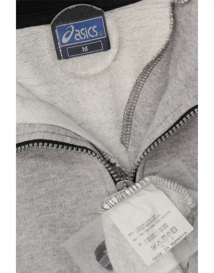 Pulover Asics pentru bărbați, cu croiala lejeră, cu grafică, gri mediu