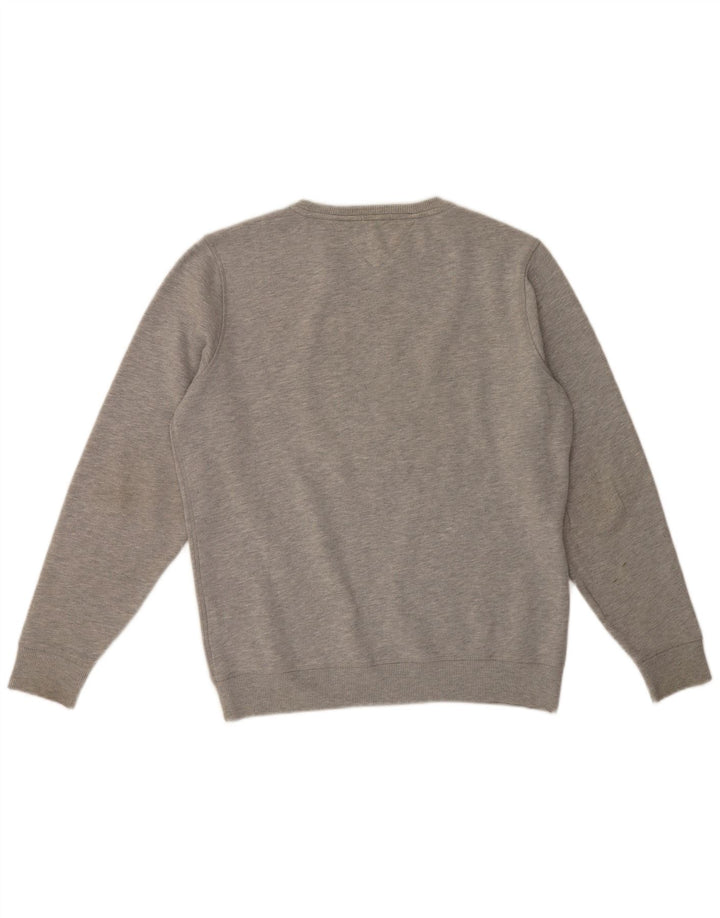 Hanorac pentru bărbați Tommy Hilfiger, cu formă regulată, pulover mare, gri, bumbac