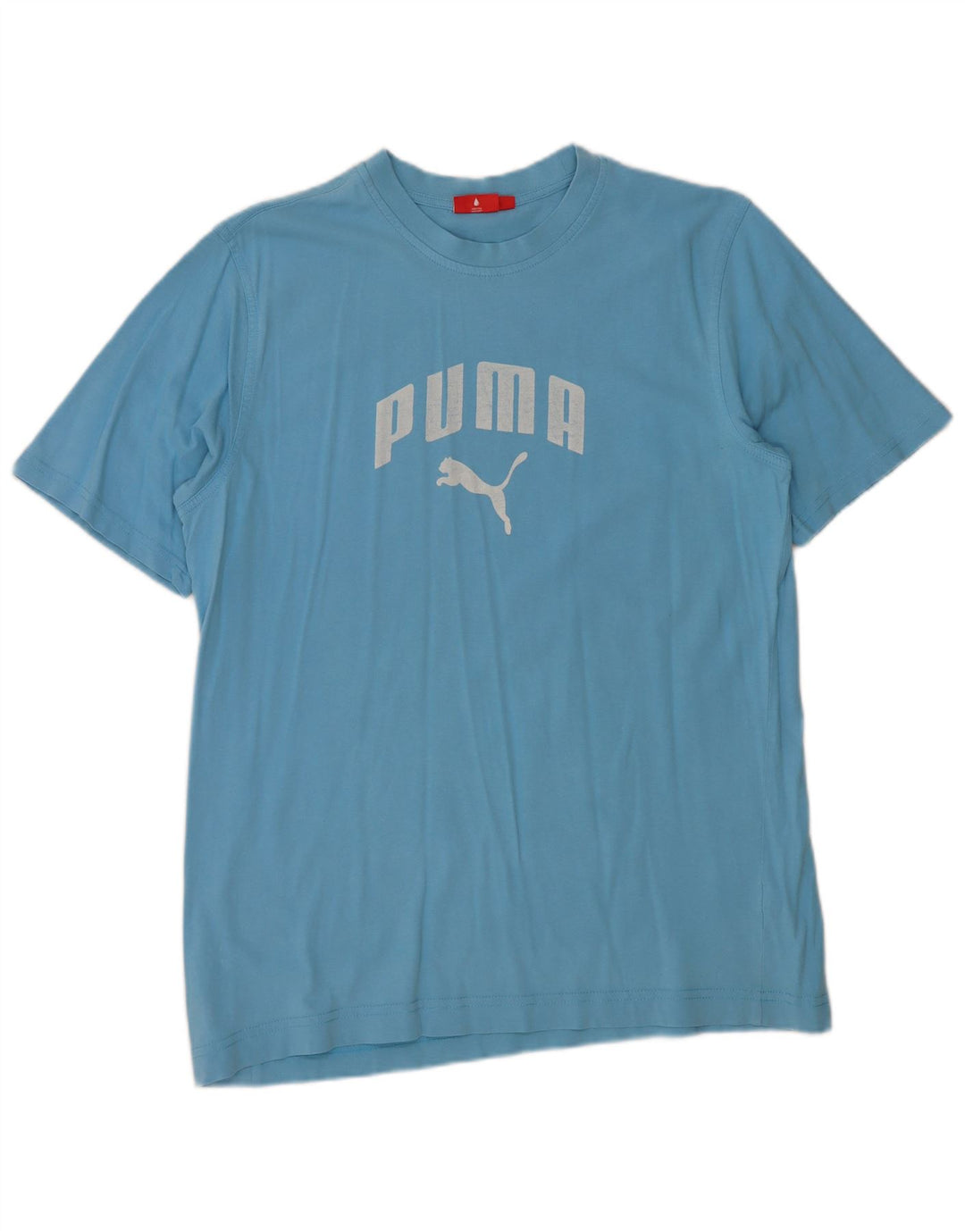 Tricou grafic PUMA pentru bărbați Top mare din bumbac albastru
