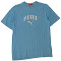 Tricou grafic PUMA pentru bărbați Top mare din bumbac albastru