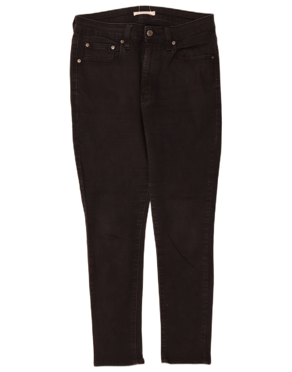 Blugi skinny cu talie mare 721 Levi's pentru femei L30 L28 bumbac negru