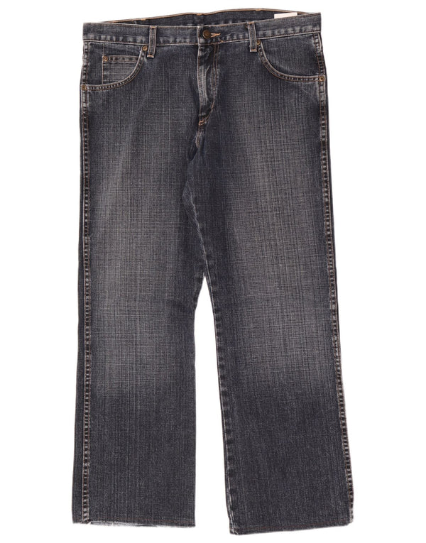 Blugi pentru bărbați Bootcut Wrangler W34 L30 Bumbac albastru