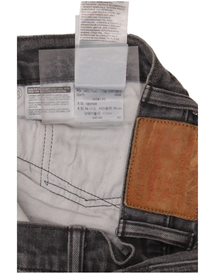 Blugi Levi's 511 Slim pentru bărbați W38 L32 bumbac gri