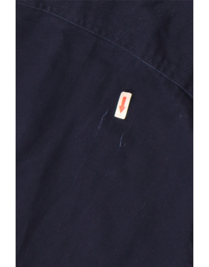 Cămașă Jack & Jones bărbătească din denim mic din bumbac bleumarin
