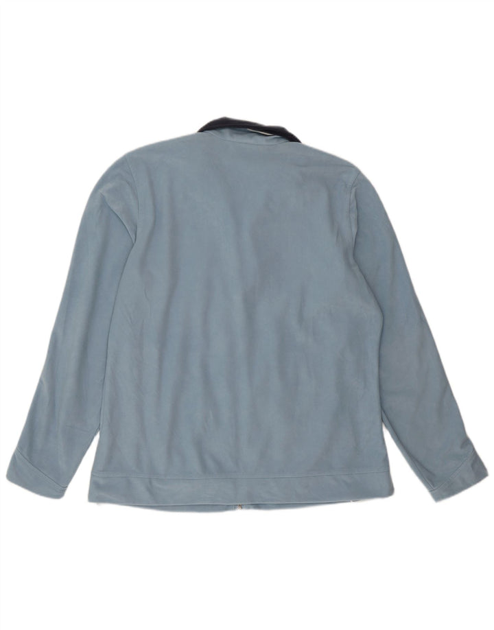 Jachetă de trening Diadora pentru femei UK 14, mare, albastru, poliester color bloc