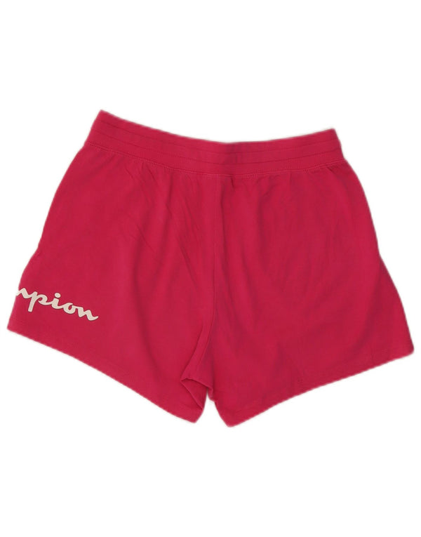 Pantaloni scurți sport grafic Champion pentru femei UK 12 Medium Pink
