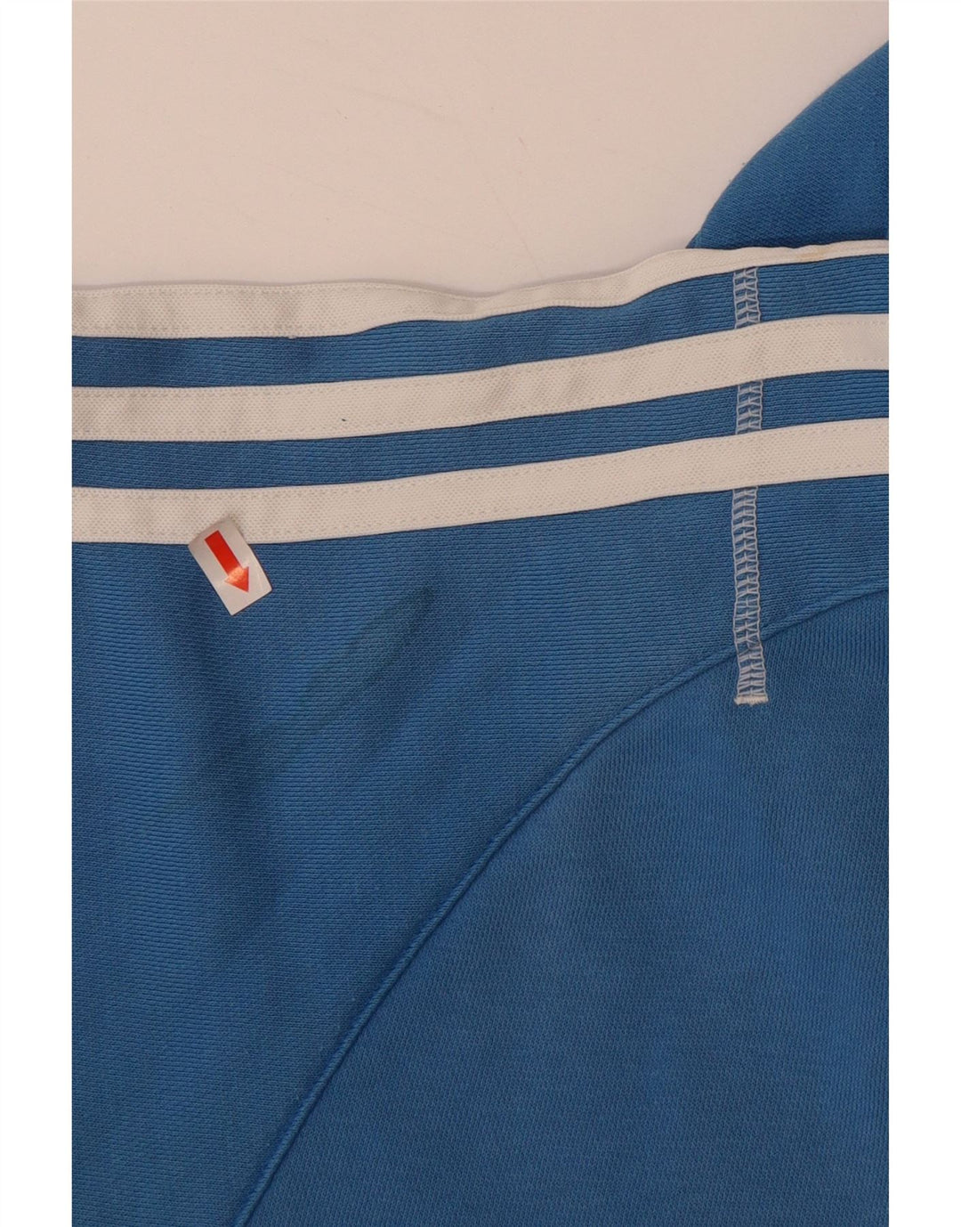 Pulover pentru bărbați ADIDAS Graphic Zip Hoodie UK 34/36 Small Blue Colorblock