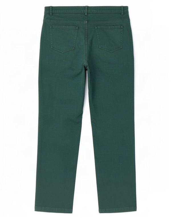 Pantaloni casual drepti pentru femei Marks & Spencer UK 16 Large W34 L27 Green
