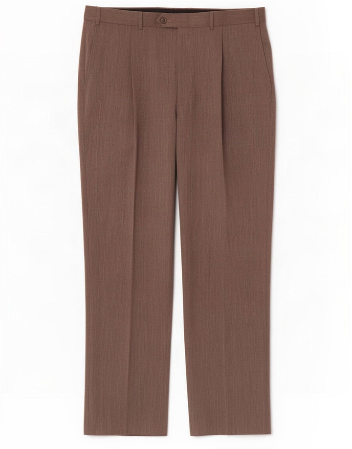Marks & Spencer Pantaloni drepți pentru bărbați L38 L33 poliester bej