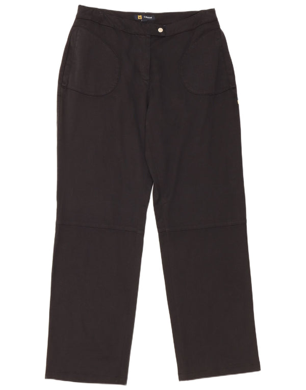 Ciesse Piumini Womens Straight Suit Trousers IT 48 XL W32 L31 Black Viscose
