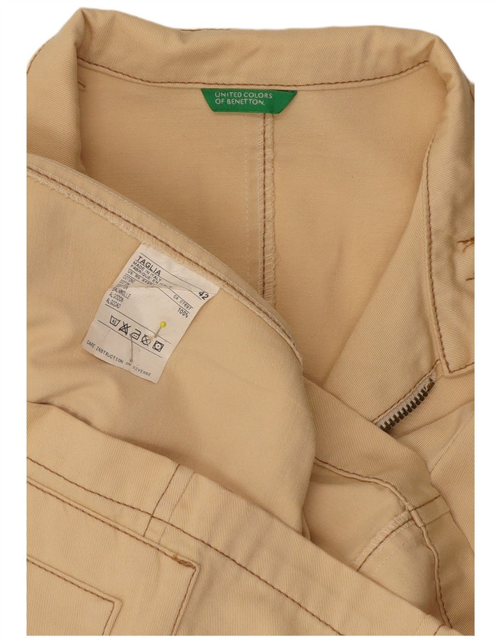Jachetă pentru femei BENETTON IT 42 Medium Beige Bumbac