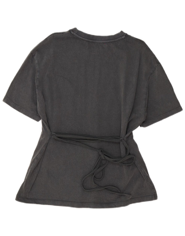 Top tricou pentru femei Zara UK 18 XL bumbac gri