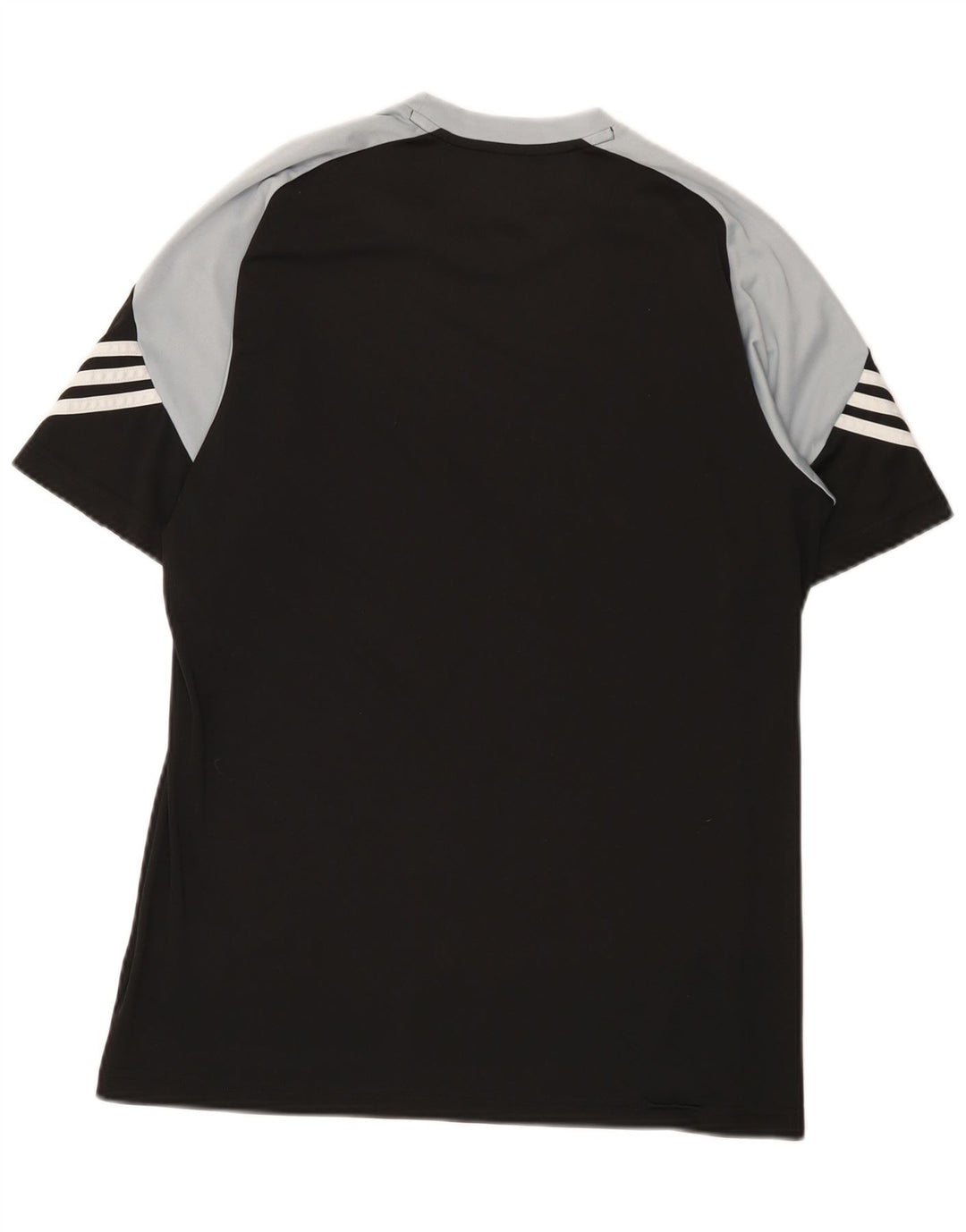 Tricou Adidas Climalite pentru bărbați Top Mediu Negru Poliester Colorblock