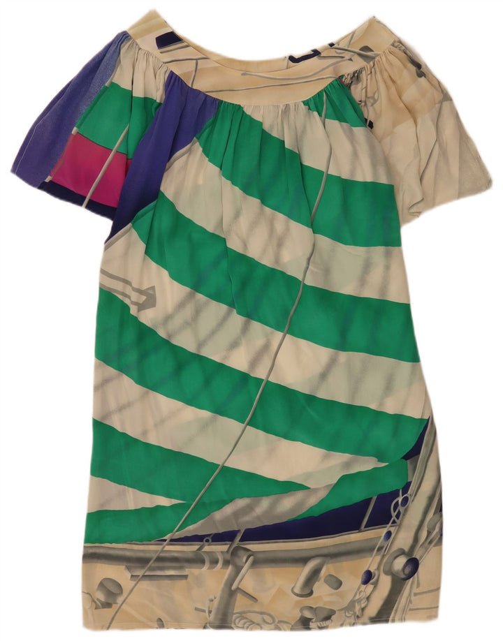 a Perla Womens Oversized Shift Dress IT 44 Medium Multicolore Dunge