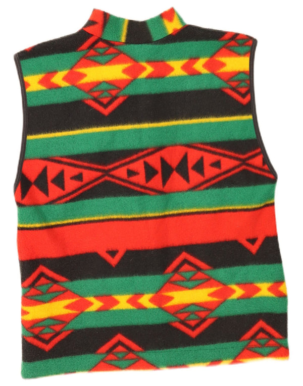 Gilet vintage pentru bărbați din lână UK 38 Medium Multicolor Geometric