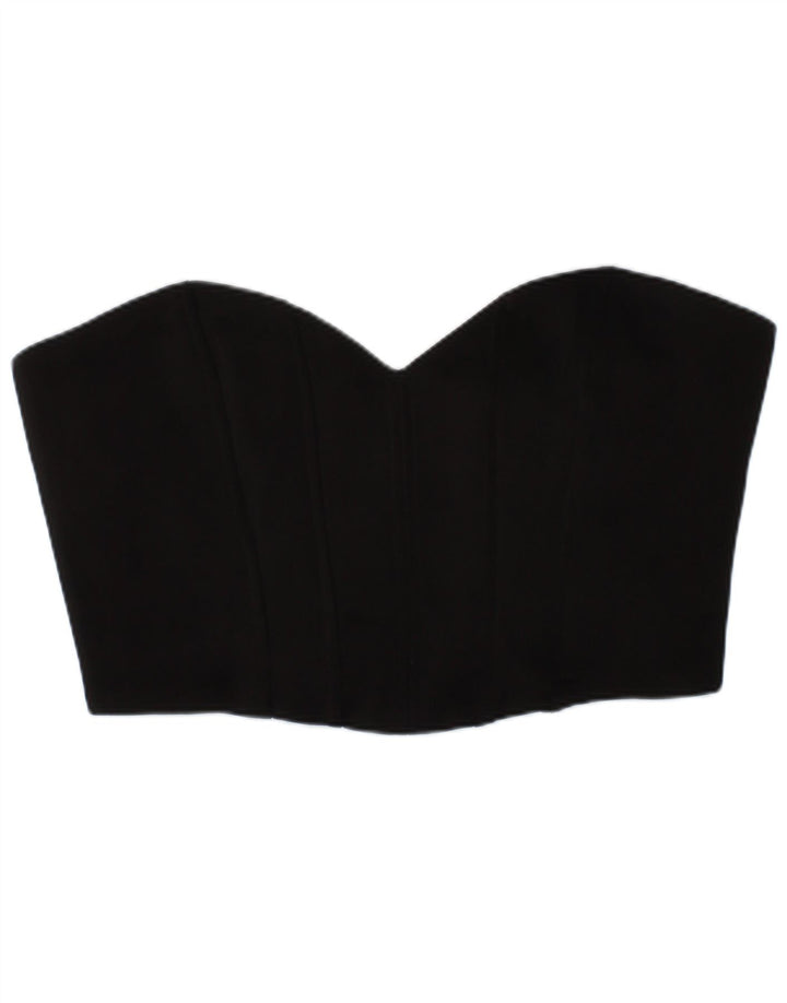 Top corset pentru femei Zara, negru mediu, poliester