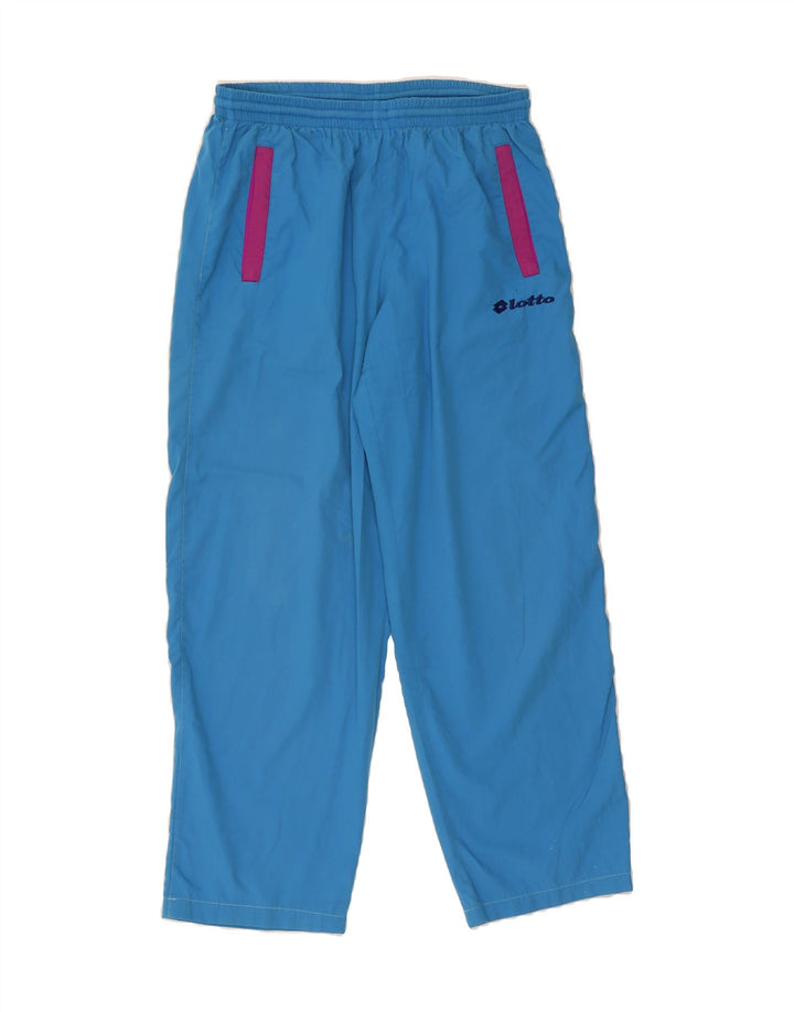LOTTO Womens Tracksuit Trousers UK 14 Medium  Blue Polyester Vintage Lotto and Second-Hand Lotto from Messina Hembry 