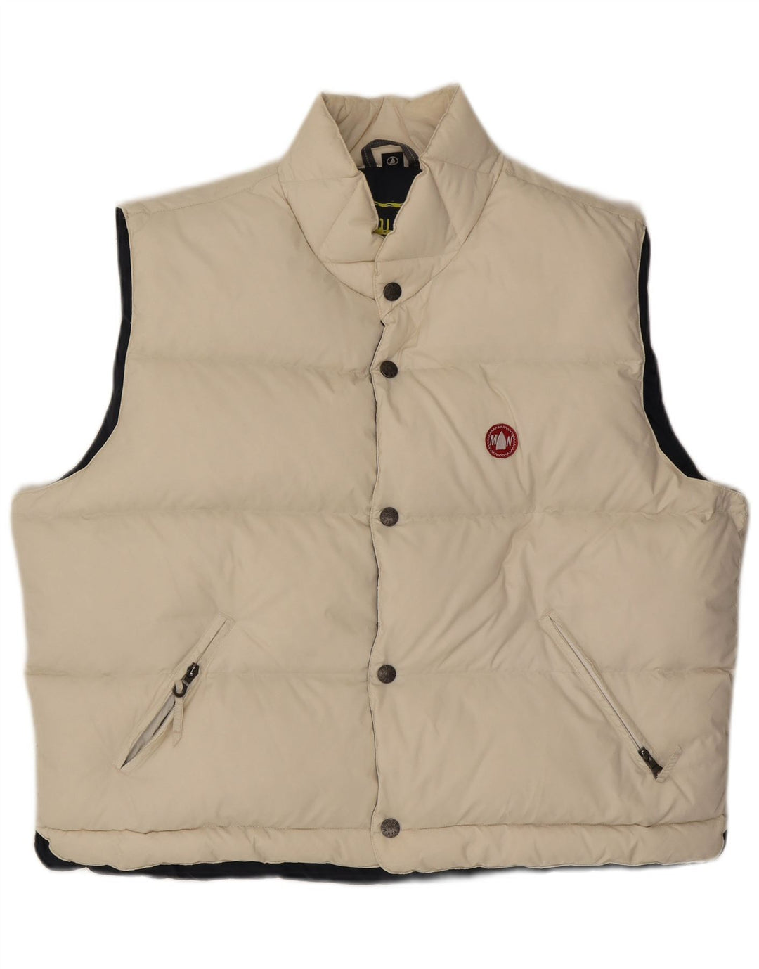 Murphy & Nye Gilet căptușit pentru bărbați UK 44 2XL Poliamidă alb negru