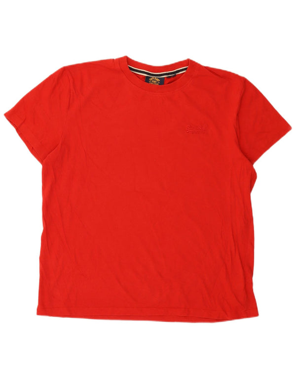 Tricou Bărbați Superdry Top XL Bumbac Roșu