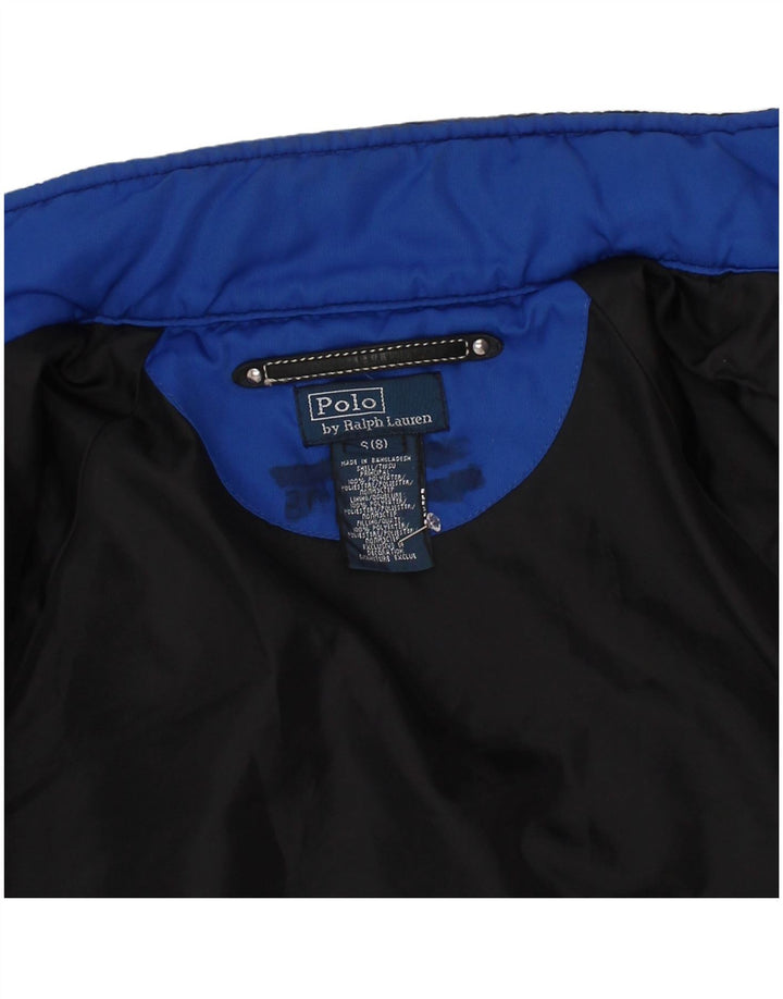 Jachetă Harrington cu grafică Polo Ralph Lauren pentru băieți, 7-8 ani, mică, bleumarin