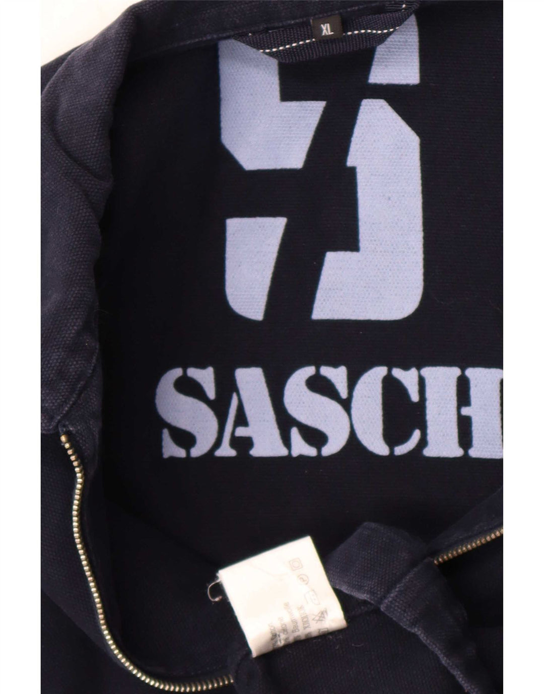 Sasch Bomber Jacket pentru bărbați UK 42 XL Bumbac bleumarin