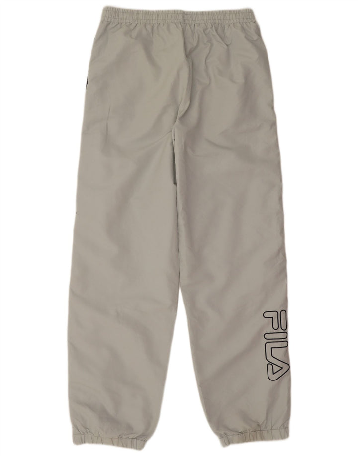 Pantaloni de trening cu grafică Fila pentru bărbați Joggeri mari Poliester verde