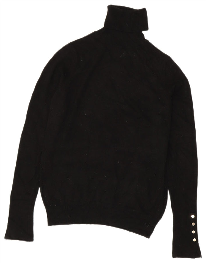 Pulover pentru femei cu gât rulat Zara UK 10 Mic Negru