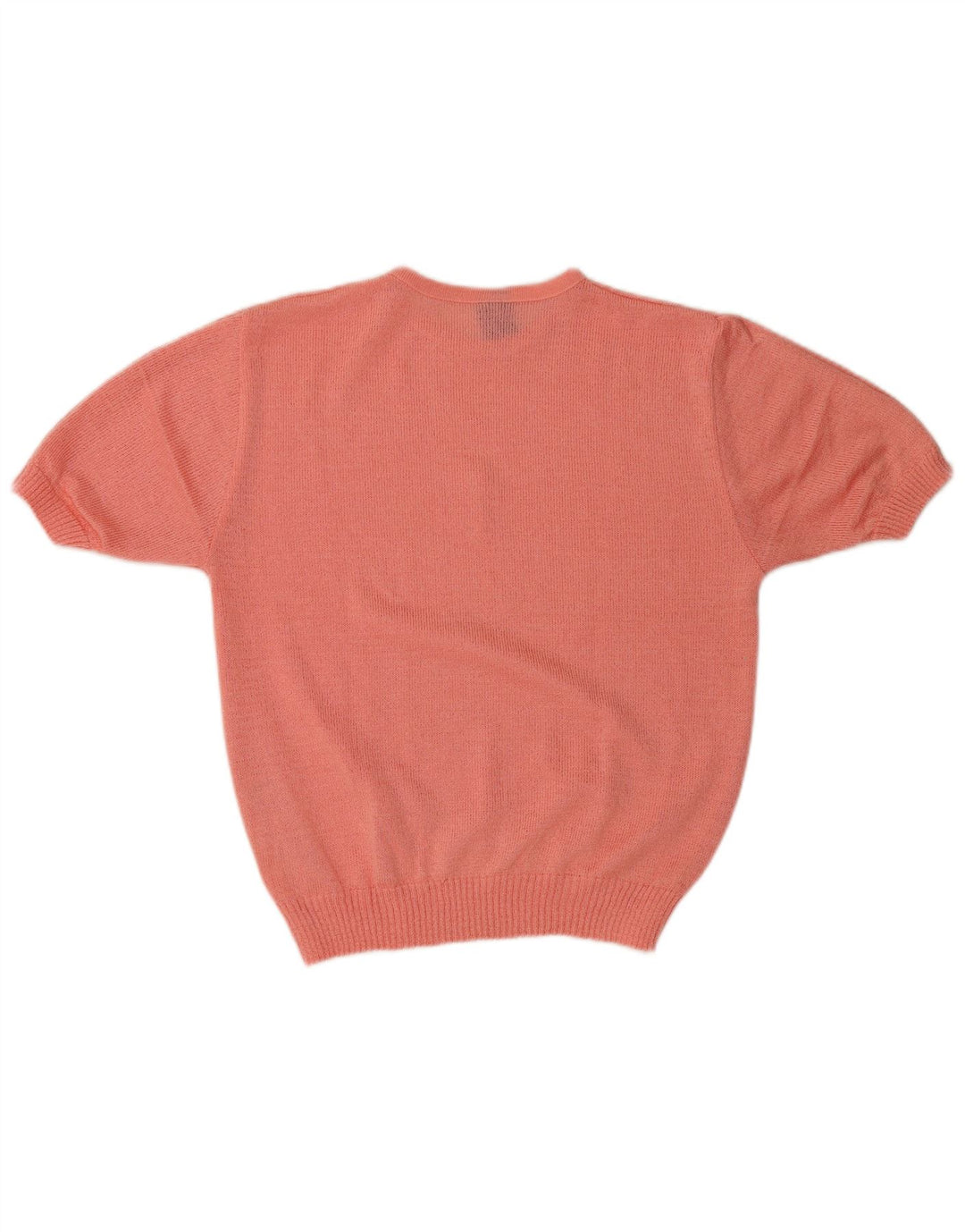 Bluză vintage cu mânecă scurtă pentru femei Top IT 44 Roz mediu acrilic