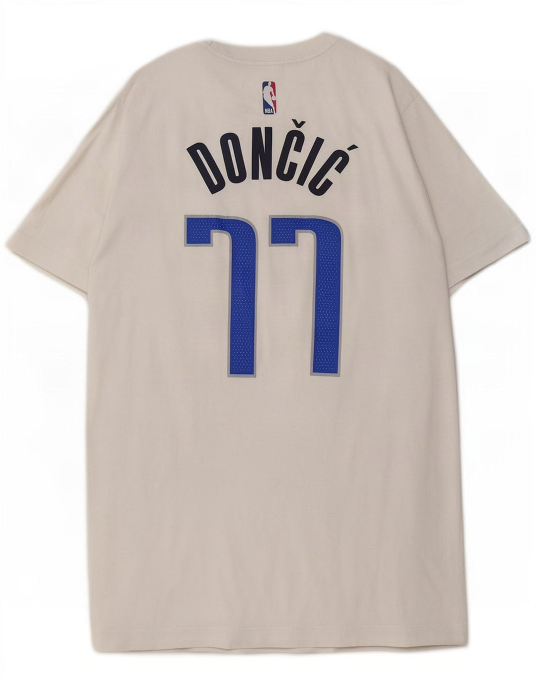 Tricou grafic Nike pentru bărbați Dallas Mavericks Top din bumbac alb mediu