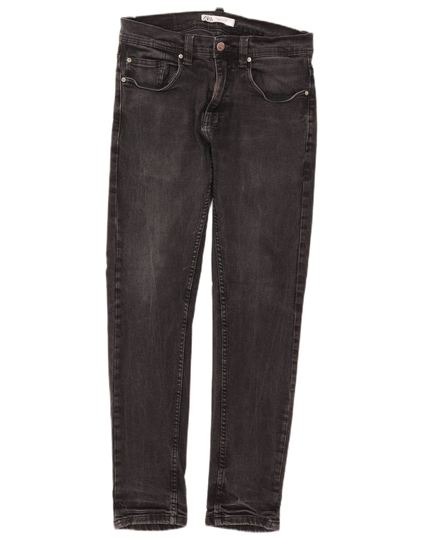 Blugi slim pentru bărbați Zara EU 40 Medium W31 L30 Bumbac negru