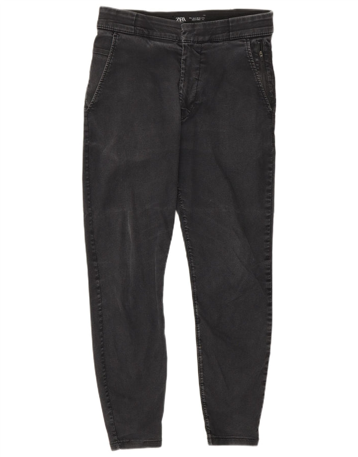 ZARA Mens Skinny Jeans Small W28 L26 Black