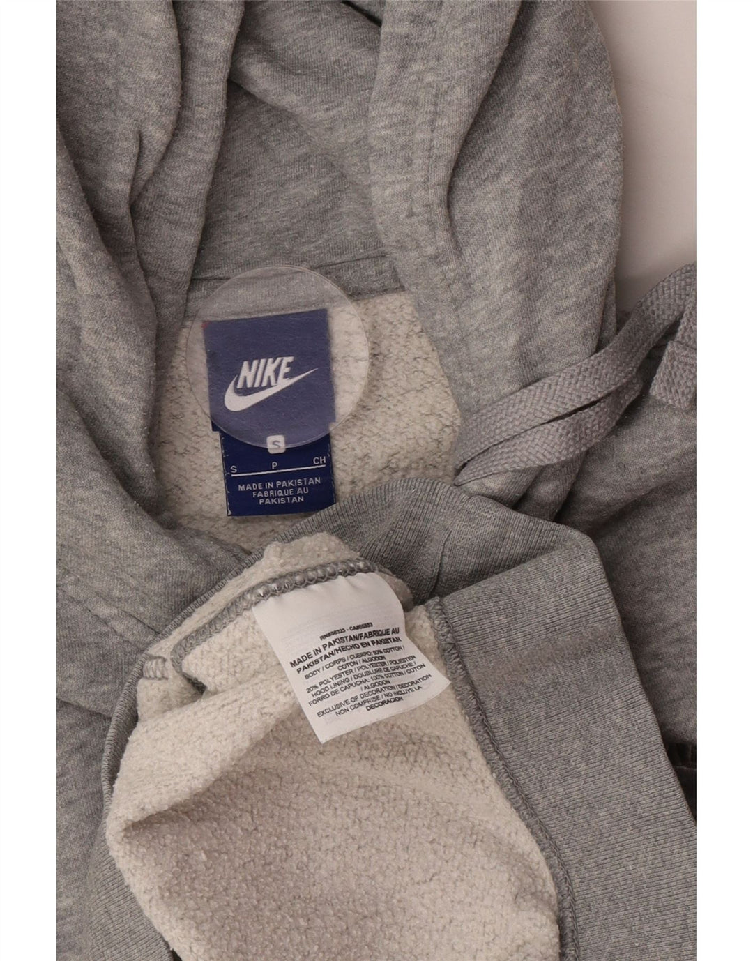 Pulover NIKE pentru bărbați, bumbac cu pete mici, gri
