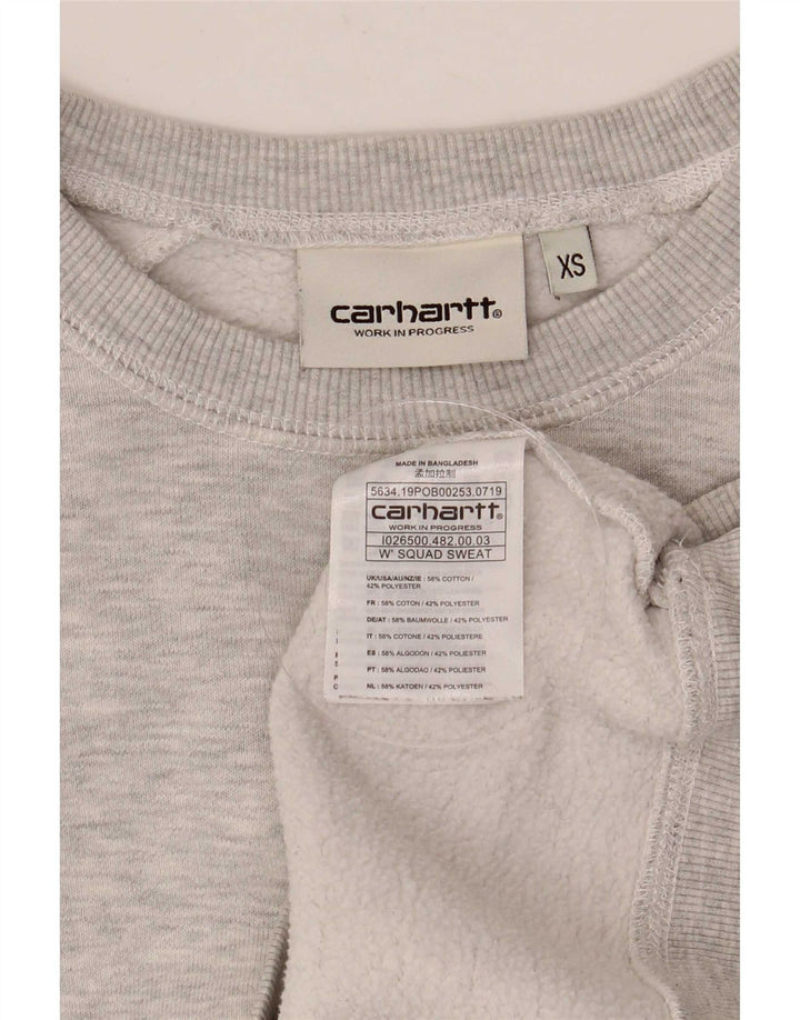 Pulover supradimensionat pentru femei Carhartt UK 6 XS bumbac gri